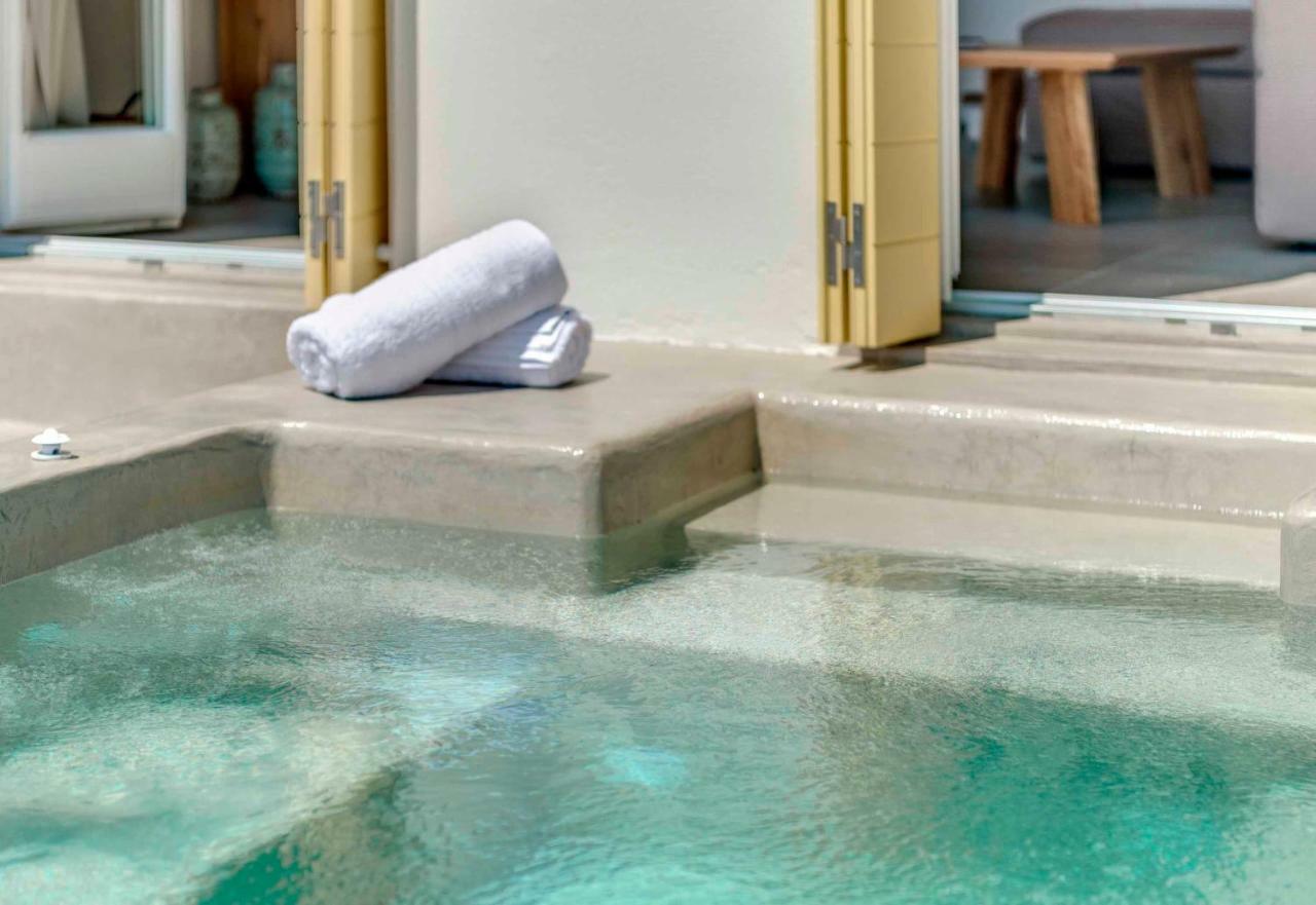Villa Alba In Syros With Private Jacuzzi Азолимнос Экстерьер фото